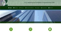 Desktop Screenshot of dzassessoria.com.br