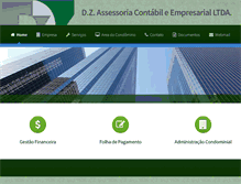 Tablet Screenshot of dzassessoria.com.br